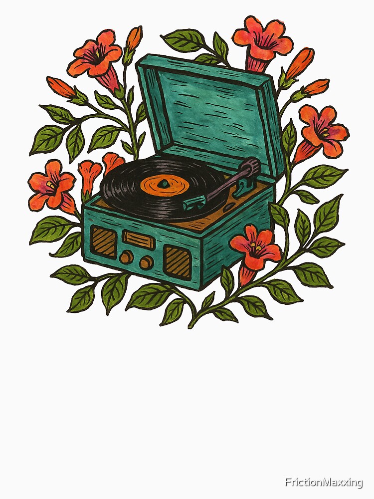 Retro Vinyl Record Player by FrictionMaxxing