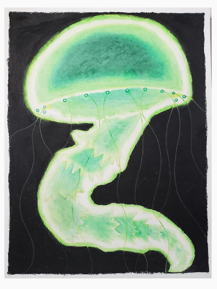 Neon Jellyfish by jessienebulous