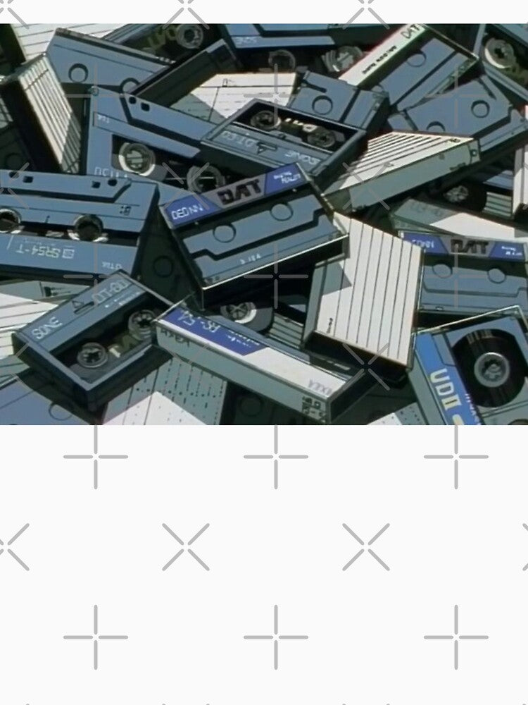 Cassette Tapes - 90s Anime Analogue Aesthetic by PopUpShirt