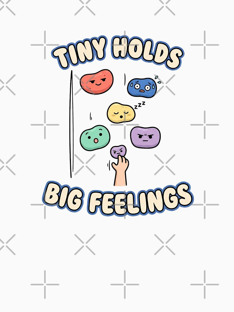 Tiny Holds Big Feelings Cute Bouldering by GoofyShopp