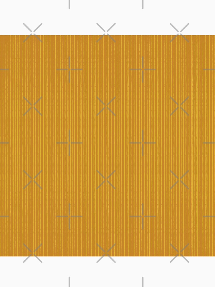 Xmas Medium Brown Color_ Ginger Yellow (Straight Lines) by mimihuang creations