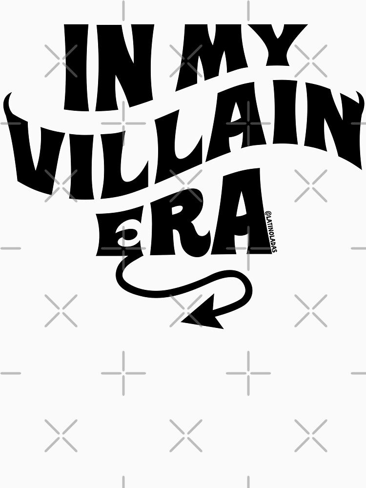 In My Villain Era / Black Sassy Devil Horns and Tail Bookworm Aesthetic for Spicy Bookish Kindle Lovers Tbr Ya Literature by Latinoladas