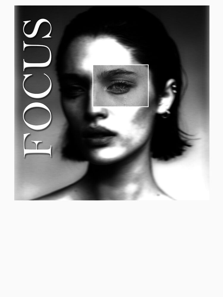 Focus – Moody Editorial Portrait | Emotional Eye Close-Up Art by nerrowlia