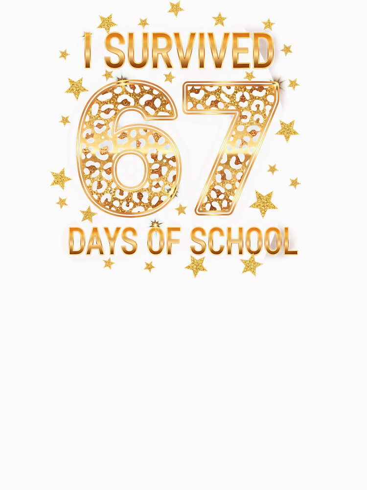 I Survived 67 Days Of School Funny 67 Teachers Students Meme by diyoor