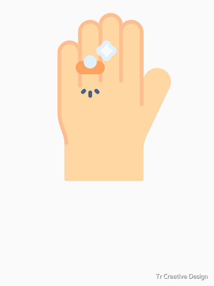 Ring on Finger - Worn Jewelry Sticker for Personal Adornment & Style by Tr Creative Design