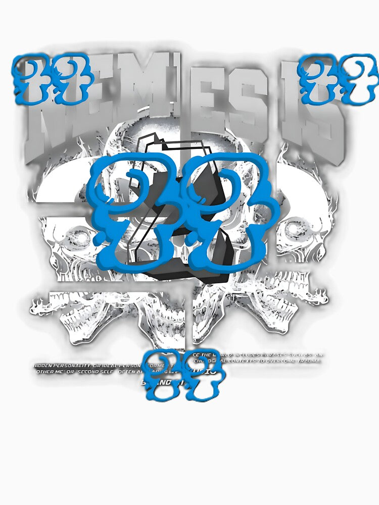 Nemesis 93 Flaming Skull Grunge by Dibarassi