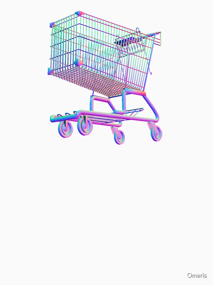 vaporwave shopping cart by Omeris