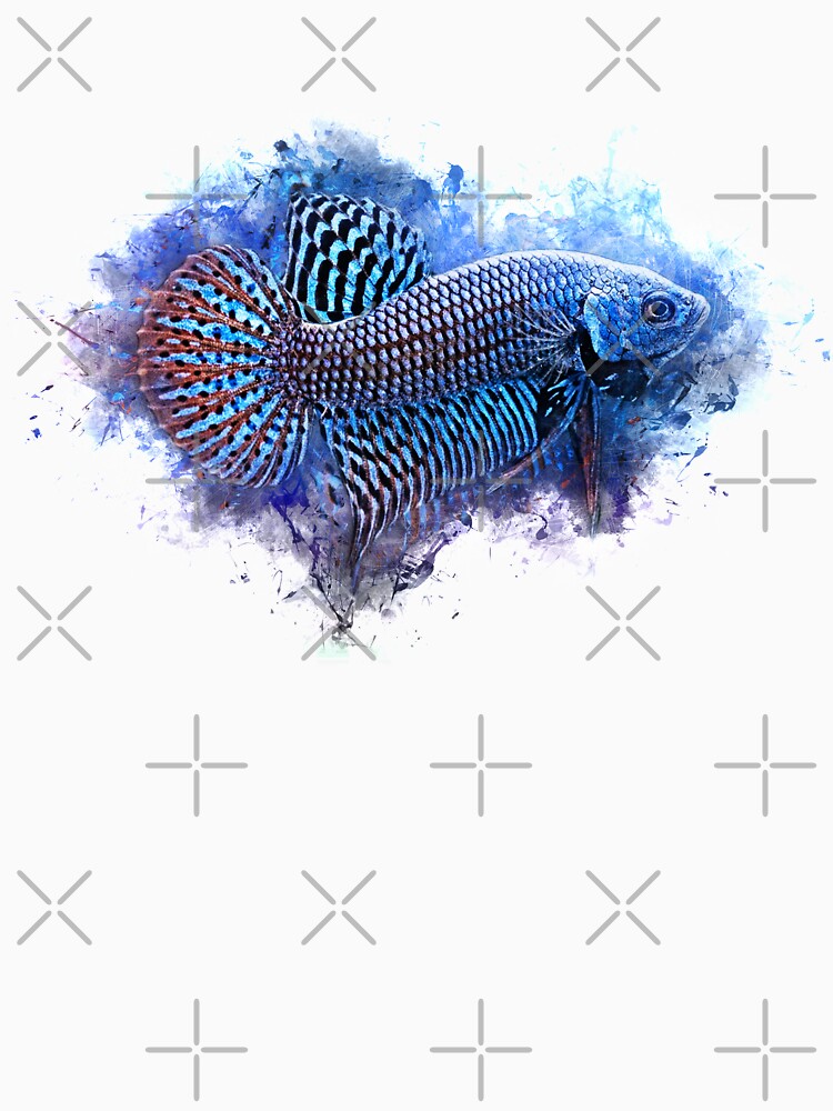 Fighting Fish Alien Blue - Betta splendens by AquariumLutter