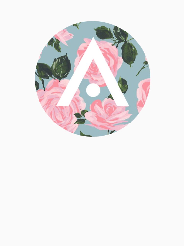 Blue and Pink Roses Aveda Logo by Dalaura