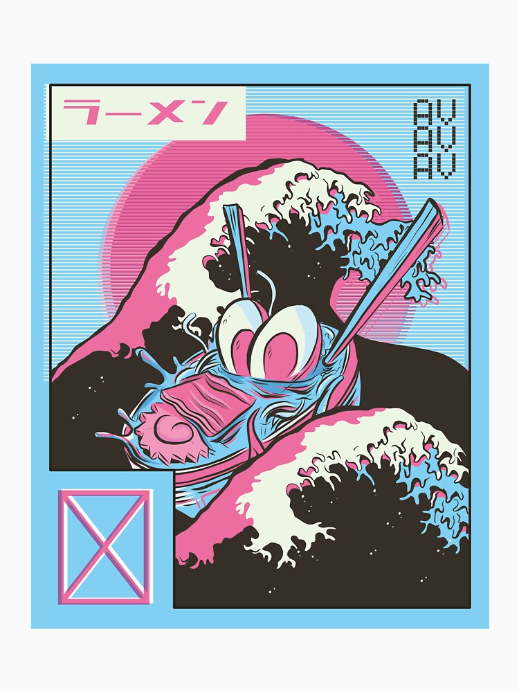 Ramen vaporwave by Frergo