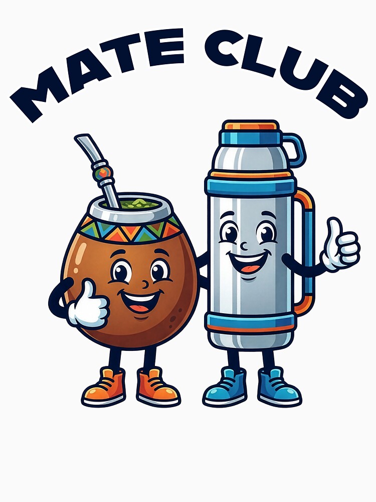 Modern Mascot Yerba Mate and Thermos Friends by flamini