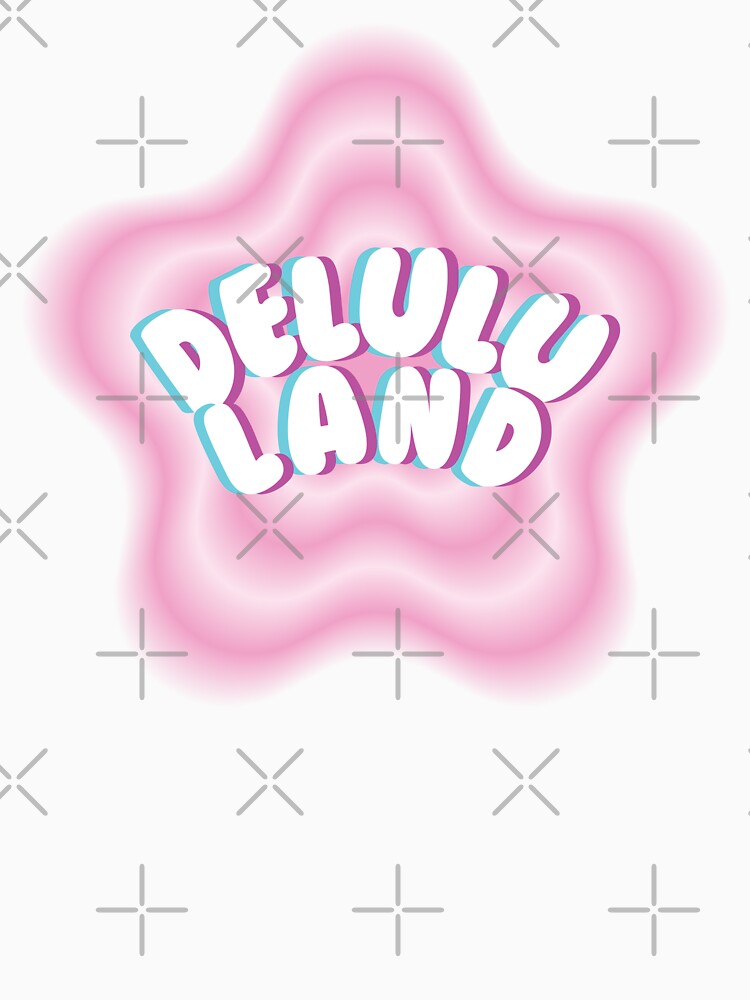 Delulu Land Neon Floral Sign by Dazzline Designs