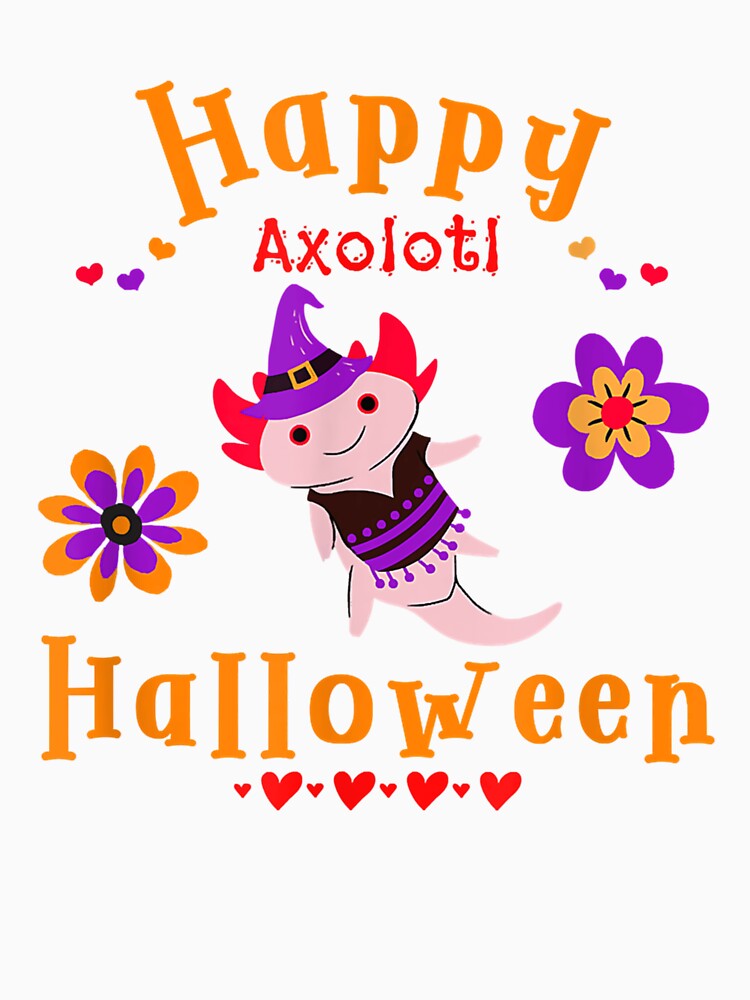 axolotl halloween happy halloween by Jaslyndizon