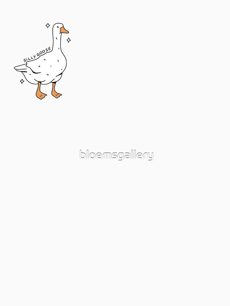 'Silly Goose' Illustration by bloemsgallery
