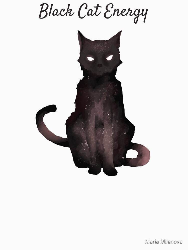 Black Cat Energy // by Art by Maria Milenova