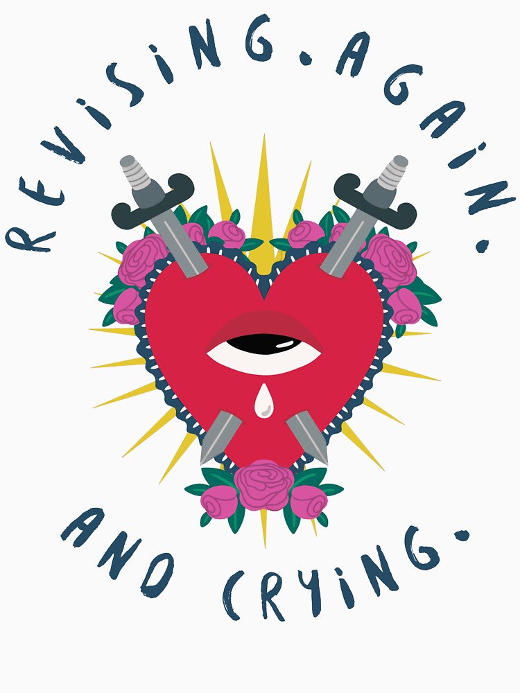 Revising Again and Crying – Funny Freelancer Burnout by Honominu