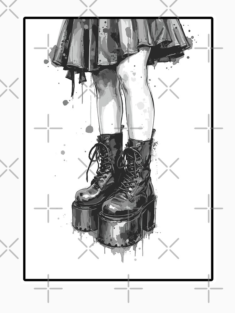 goth boots by lotsagoth