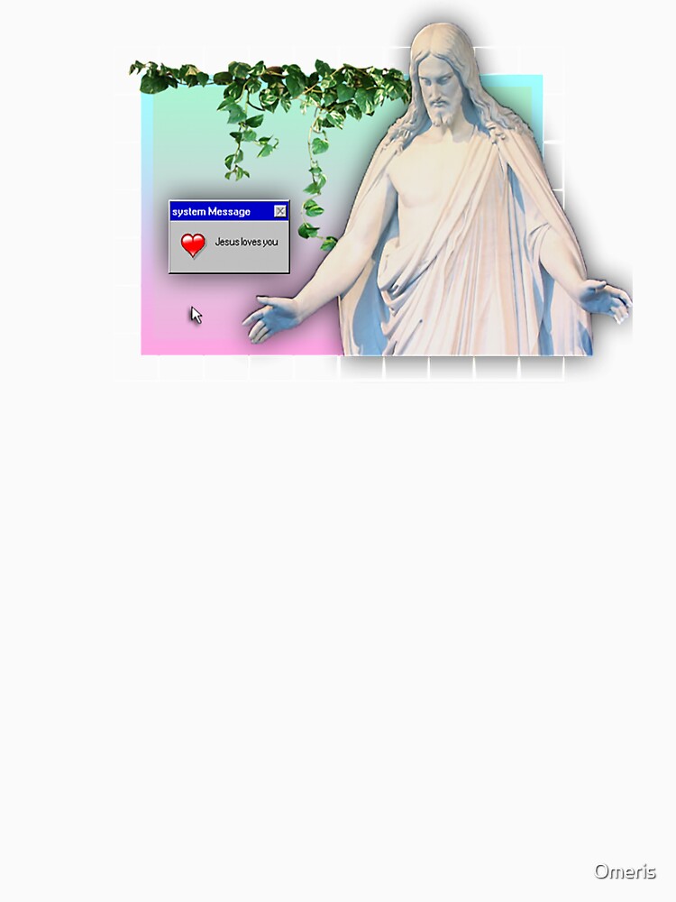 Jesus windows vaporwave by Omeris