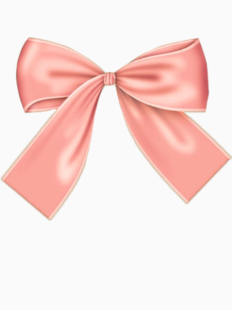 Pink ribbon bow by Pixiedrop