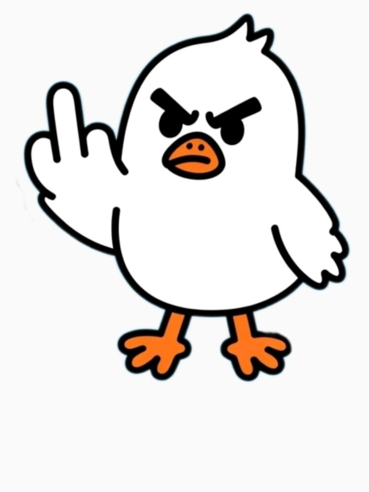 Cute angry bird by Inkabbmate