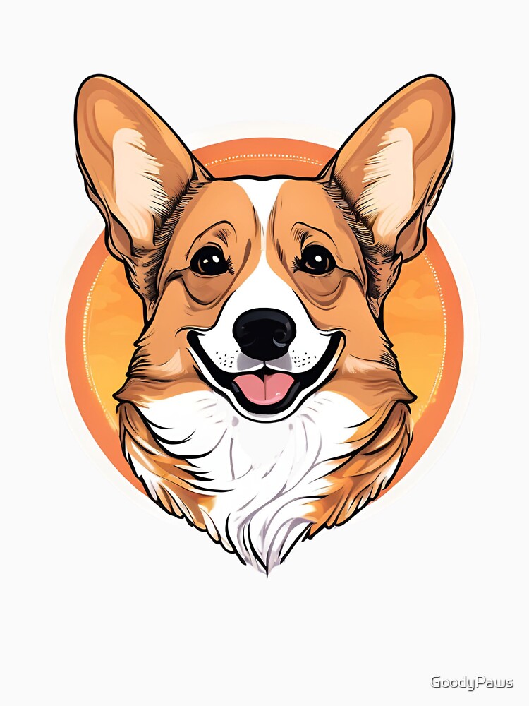Sunset Silhouette of a Welsh Corgi Pembroke by GoodyPaws