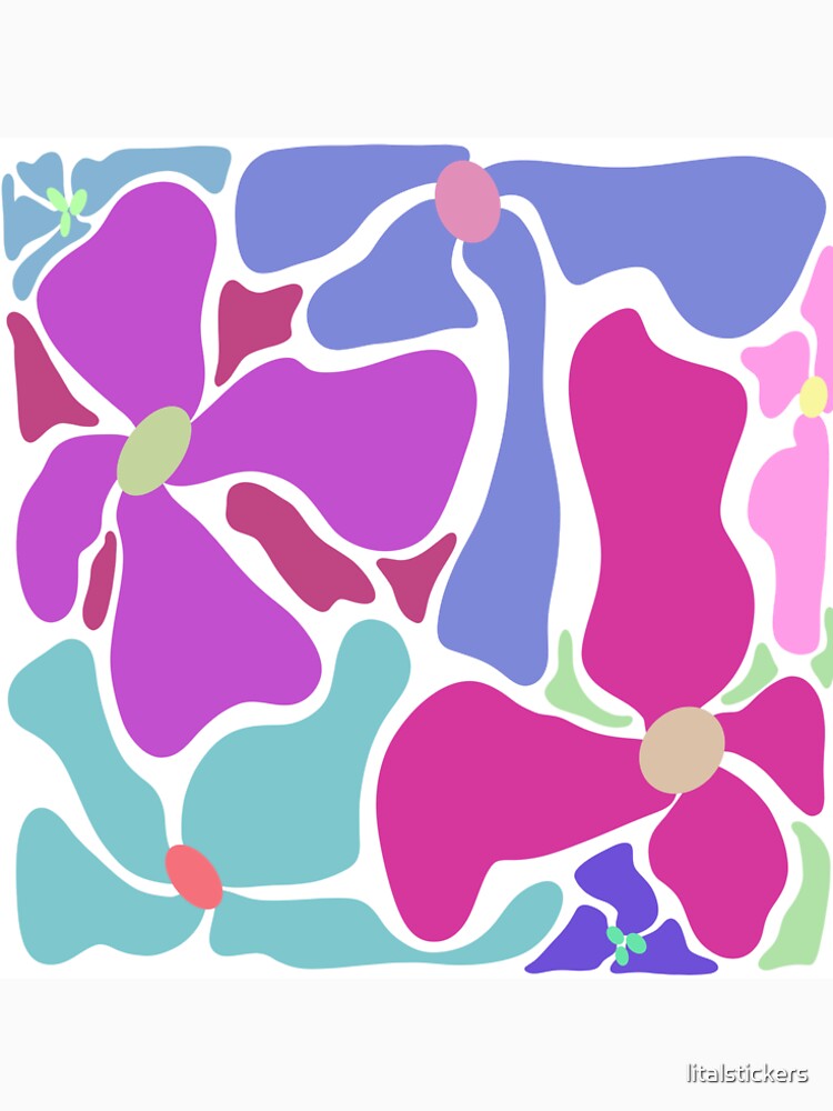 funky flowers by litalstickers