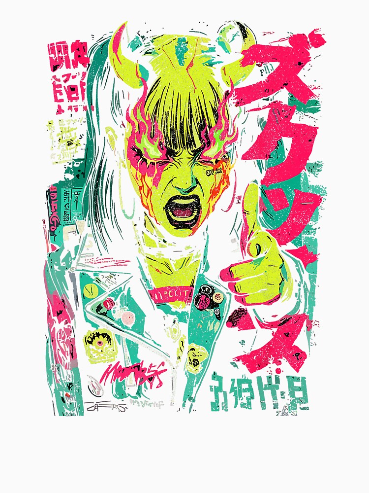 Neon Demon Street Punk Cyber Horror Japanese Urban by titanlevi
