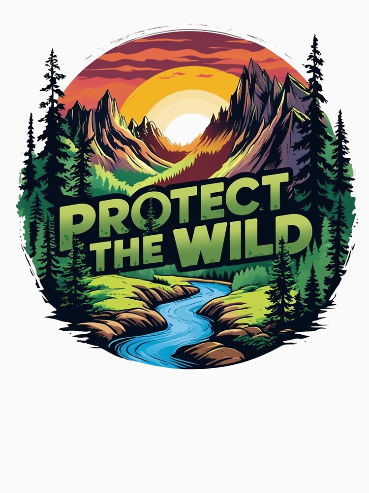 Protect The Wild – Colorful Nature Conservation Design by RAA-Logo-Image