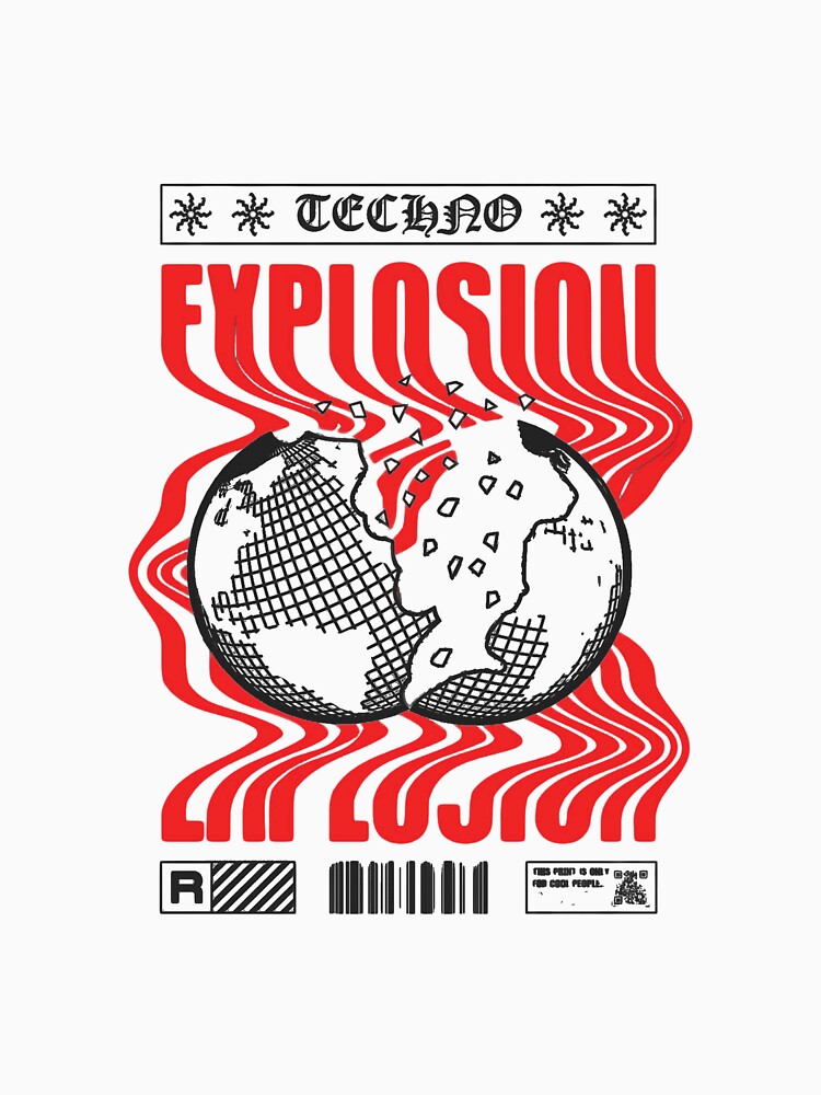 Explosin streetwear design by abdullah emad