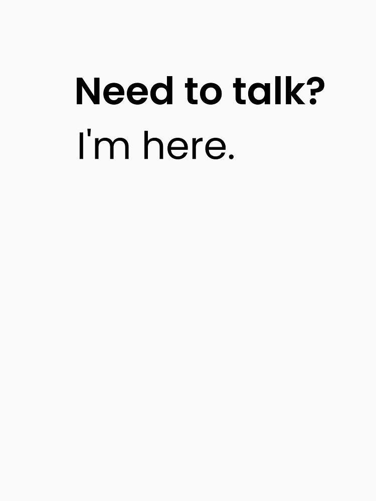 Need to Talk? I'm Here – Empathy and Support by MilionDreams