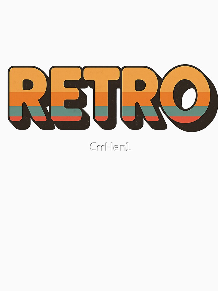 Retro Vibes Classic Tee by CrrHen1