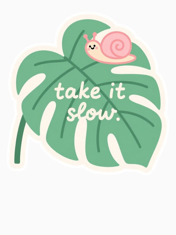 Happy snail - Take It Slow by OpenWaysArt
