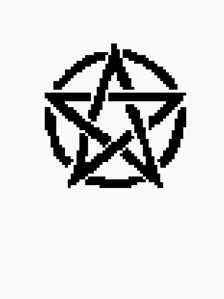 Pixel black star by cchickennugget