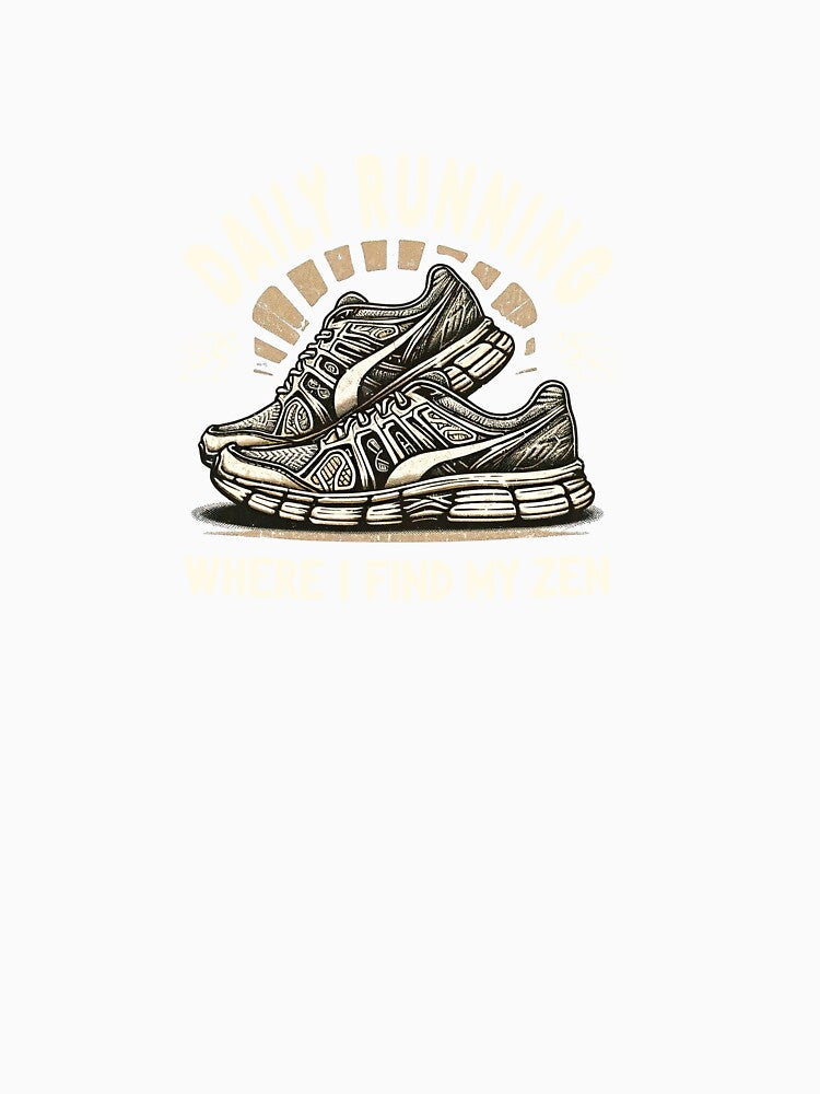 Daily Running - Where I Find My Zen - A Runners Design by Mindful-Designs
