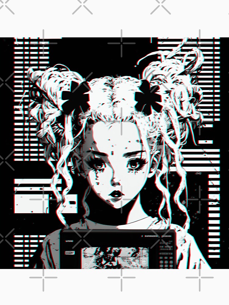 Imprisoned By Technology - Retro Kawaii Anagraphy by Star_
