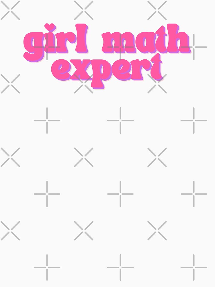 Girl Math Expert pink by Neeshki