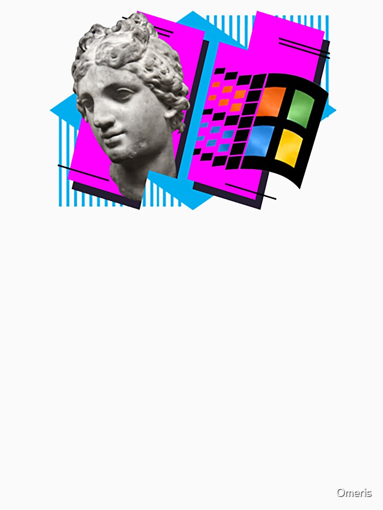 statue windows vaporwave by Omeris