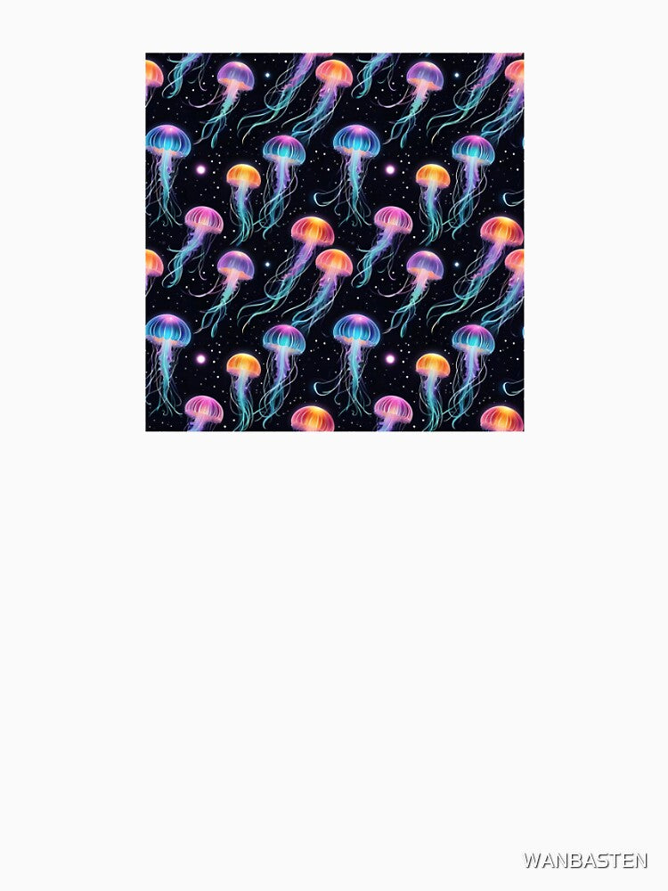 Neon Jellyfish by WANBASTEN