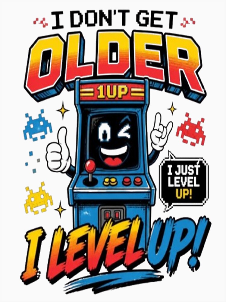 Retro Arcade Funny Gaming Design by StreetWave01