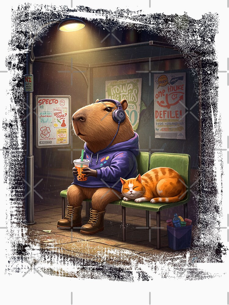 Capybara Lo-Fi Chill Vibes by HexOne