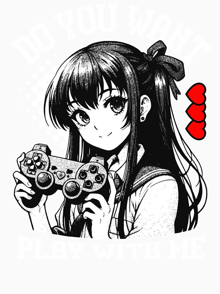 Anime Gamer Girl by KingzDezign