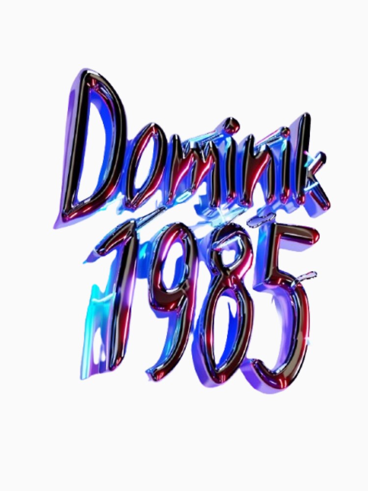 Dominik 1985 – Miami Neon Chrome by AlexLineArt