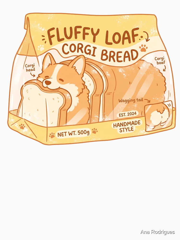 Fluffy Loaf Corgi Bread - Cute Kawaii Bakery by 0Zetgest
