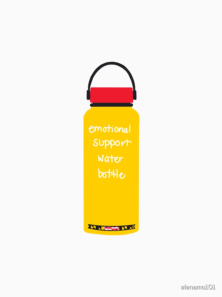 emotional support water bottle by elenamo101