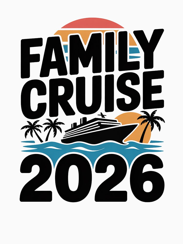 Family Cruise 2026 Shirt – Tropical Cruise Vacation Tee – Family Trip Matching Outfit by What a cute-Tee
