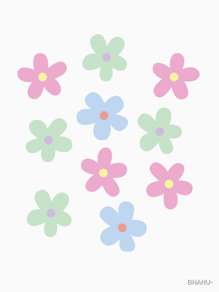 Pastel Color Flower by Ceylonex Arts