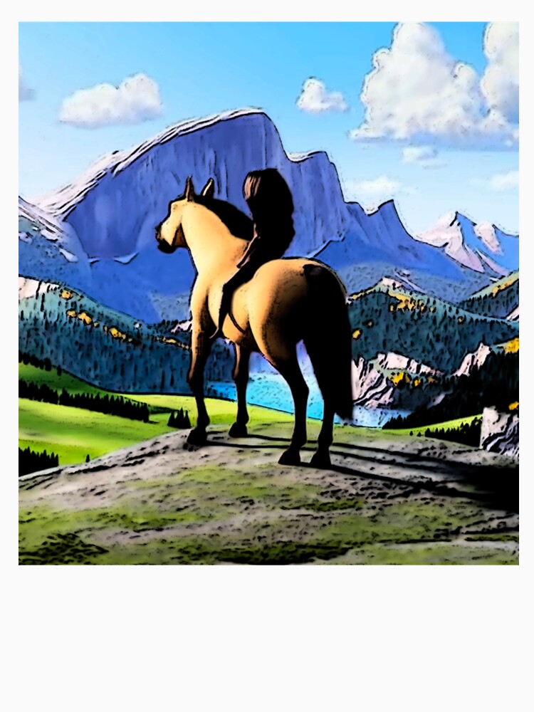Lucky Prescott, Spirit, drawings, 2021, the indomitable, steed, Stallion of the Cimarron, horse, hor by Vivithames