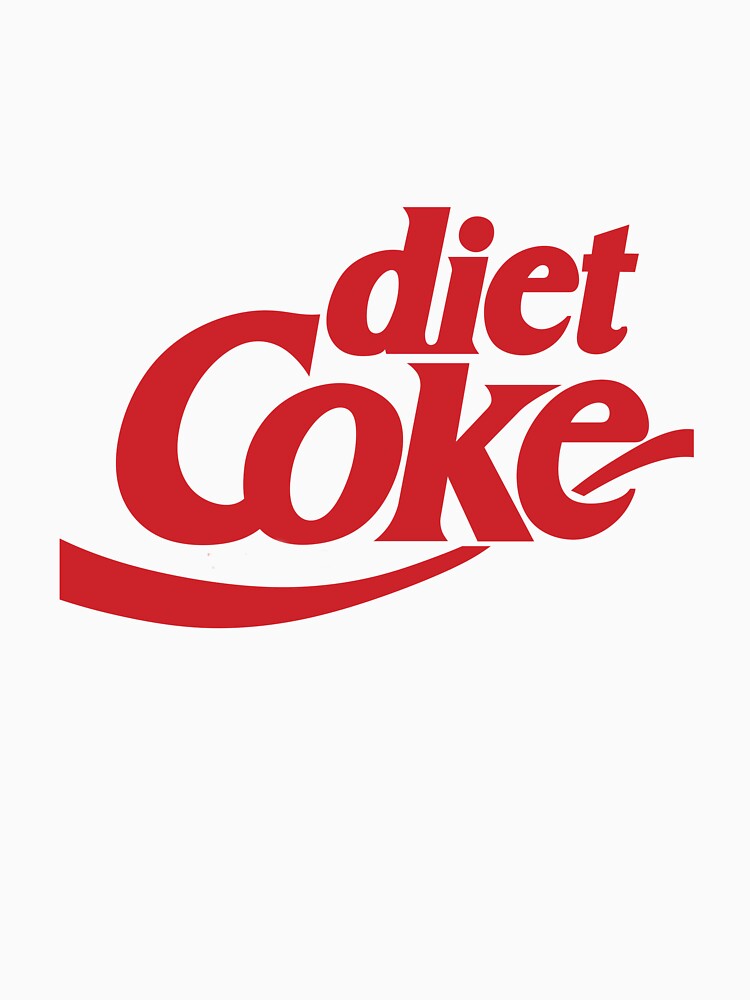 Classic Diet Coke Red Typography Logo by virkali77