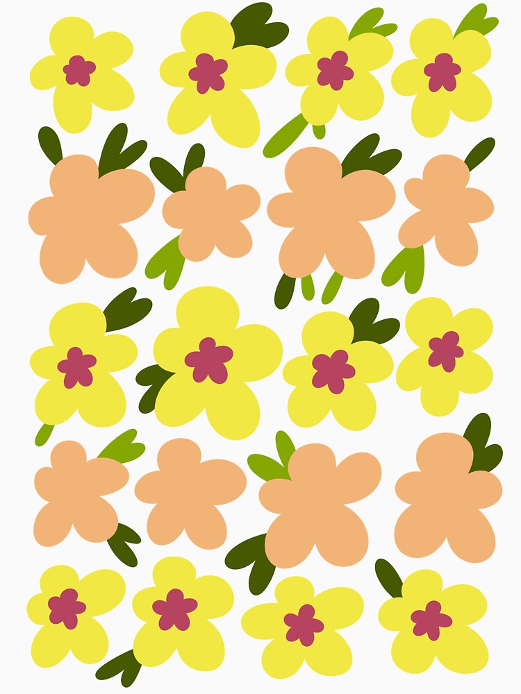 Groovy Retro Flowers 1 by PDMT