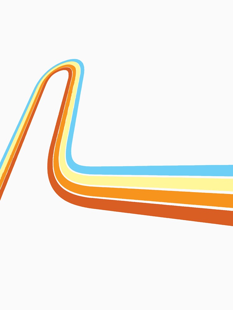 Flowing Retro Stripes With Vintage Summer Palette by PholPol1959